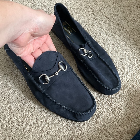 Gucci Gigi Loafer 'Navy Suede' - Picture 4 of 11